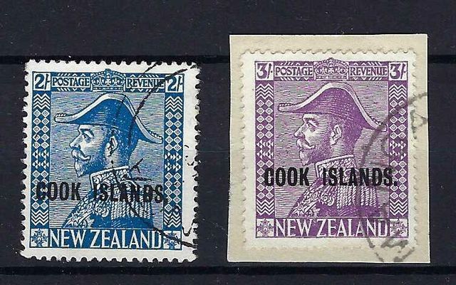 Image of Cook Islands SG 116/7 FU British Commonwealth Stamp